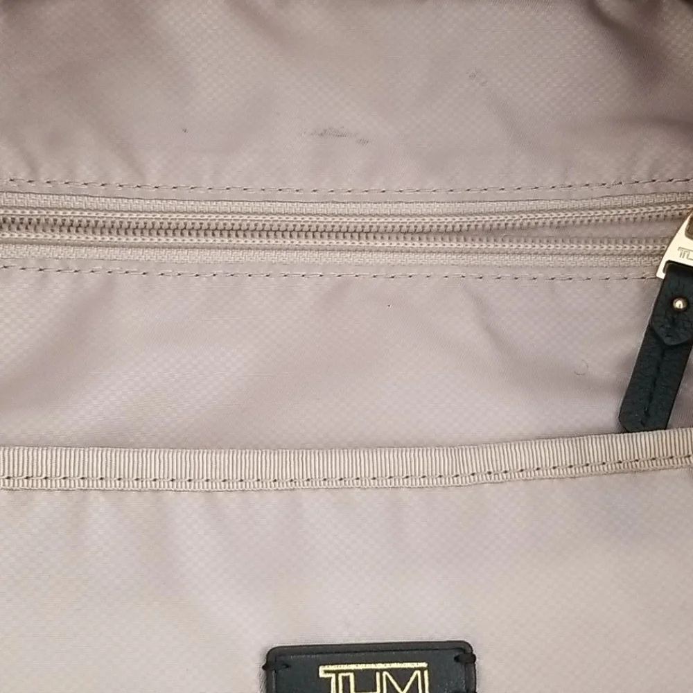 Tumi Daniella Leather Backpack In Gobi Tan /Silver